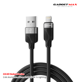 GADGET MAX - GX40 Lightning Nobel Series USB To Lightning Charging Data Cable (2.4A) - Black